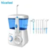 Other Appliances Nicefeel electric oral water dispenser floss tooth cleaner hydraulic nozzle 600ml water tank and 7 nozzles 1 toothbrush H240322