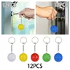 Chaveiros 12x Pickleball Keychain Saco Pingente para Etiquetas de Bagagem Acessórios de Bolsa