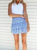 Spódnice elegancka mini spódnica w stylu Y2K z mini spódniczką z wysokim talią detale marszczącą i sylwetką A -line - idealne na tenis