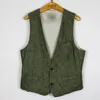 Men's Vests Linen Vest Casual V Neck Gilet Men Suits Two Button Sleeveless Jacket Dress Male Clothing Summer Spring