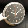 Luksusowy zegar ścienny nowoczesny Horloge Muale Milgauss Quartz Super Silent Ruch G220512