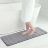 New New Memory Foam Bath Mat Large Absorbent Shower Carpet Soft Coral Veet Floor Pad Home Decoration Non-Slip Bathroom Rug