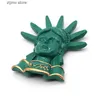 Kylmagneter gratis frys magnetisk staty New York American Magnetic Frigerant Sticking Simulation American Tourism Souvenir Collection Gift Y240322