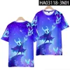 Dessier T -Shirts Hollow Knight 3D Print Hemd Jungen Mädchen Kinder Kinder Runde Halshülle Kurz gesagt