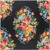 Brand Shawl 100% Twill Silk Scarf Floral 130cm Square Scarves Print Kerchief Bandana Woman Headband Hijab Scarves Wraps 240314