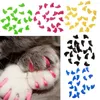 Vêtements de chien 100pcs Caps d'ongles pour animaux de compagnie Belle protection de contrôle de griffe pour chat et taille S (couleur assortie)