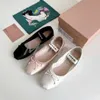 Womens Dress Shoes Bow silk Flat Heels Sandal Ballet Shoes Mary Jane Designer shoes White Red Pink Wedding Shoes 35-40