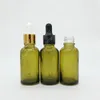 Bouteilles de stockage 10 pcs/lot 30 ml bouteille en verre d'olive avec compte-gouttes 30CC huile essentielle cosmétique