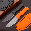 BM 15006 Survive Hunt Knife 3.85 "S30Vドロップポイントブレード、サントプレンハンドル