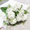 Faux Floral Greenery 1PC Silk Carnations Bouquet Christmas Home Decoration Accessories Wedding Decorative Scrapbooking Flowers Artificial Plants Y240322