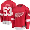 Detroit Custom Red Wings Hockey Jerseys 88 Patrick Kane 71 Dylan Larkin 53 Moritz Sider 23 Lucas Raymond 34 Alex Lyon 14 Robby Fabbri 41 Shayne Gostisbehere J.T. Samenvoegen