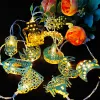 New Ramadan Decoration Led String Lights Moon Star Light Ramadan Kareem Decor Eid Mubarak Gift Al-Fitr Eid Festival Party Supplies LL