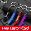 Bar Tools vaktel Skateboardflasköppnare Key Ring Chain Keyring Keychain Metal Beer Bar Tool As Gifts Gratis anpassade ditt namn/ text/ 240322