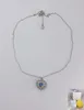 Hangers Mode-sieraden Hyperbolische Parel Inleg Dynamische Blauwe Achthoekige Edelsteen Ketting Cadeau Gratis bezorging