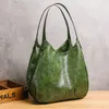 Casual Women torebka torebka o dużej pojemności TOTE Bag Wysoka jakość lady vintage hobo miękkie patchwork ramię brązowe 240305