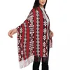 Schals Angepasst Druck Kabyle Teppich Geometrische Kunst Schal Männer Frauen Winter Herbst Warme Amazigh Berber Ornament Schals Wraps