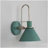 Wall Lamp Modern Bedroom Beside Lighting Decoration El Room Indoor Aroon Colors E27 Holder Without Bb Drop Delivery Home Garden Hotel Otncq