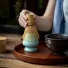 Set di stoviglie Set da cerimonia in polvere Accessori per il tè giapponese Cucchiaio di bambù Matcha Pratico caffè Verde S Frusta Pennello