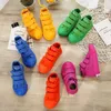 Scarpe da ginnastica moda colore caramella ragazzi ragazze scarpe casual 2023 nuovo autunno antiscivolo tela scarpe da ballo per bambini denim solido scarpe sportive per bambini 240322