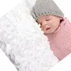 Coperte 10 colori moda neonata ragazzo nato unisex coperta infantile lunga rosa fiore avvolto Pography puntelli fondi