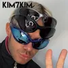 Sunglasses Sports Y2k Women Men 2024 Trends Punk Sun Glasses Male 2000's Designer Cat Eye Eyewear Streetwear Shades