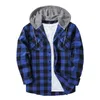 Racing Jackets Lente herfst Plaid Hoodie Shirt Men Men lange mouw Casual streetwear patchwork losse kleding knop Drawing vintage shirts