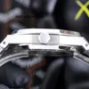 Relógios de pulso Mecânico Audemar Automatic Hollow Mens Watch 45mm Business WristWatch Waterprof Montre