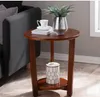 Living Room Furniture Rustic Farmhouse End Table With Storage Shelf French Country Accent Side For Family Dinning Or Drop Delivery H Dhjo1