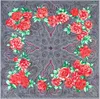 Schals 2024 Marke Frau Paisley Schal Twill Seidenschal 130 cm Square Print Bandana Stirnband Hijab Wraps