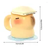 Tasses capybara tasse en céramique tasse mignonne esthétique 400 ml Boire avec un animal de bain de couvercle