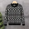 Men's Sweaters Autumn Winter Sweater High Quality Knitted Graphic O Neck Japan Harajuku Street Slim Fit Top Clothing