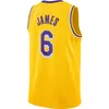 Maillot de basket-ball personnalisé pour hommes LeBron Anthony Davis D'Angelo Russell James Austin Reaves Rui Hachimura Los Wood Angeles Gabe Vincent Lakers Jarred Vanderbilt