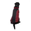 Abbigliamento per cani Giacca morbida e calda per cani da compagnia Gilet impermeabile in poliestere/pile Cappotto di carica Frangivento Abbigliamento invernale da esterno