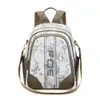 Sells Designer Women's Bags Across Borders Womens High Capacity Shell Backpack Leather Printed Bag for Leisure and Fashion