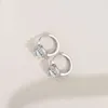 Tbcyd 2cttw d Color Ear Bugicles klasyczne kolczyki obręcze dla kobiet GRA certyfikowane 925 srebrne luksusowe biżuterię 240228