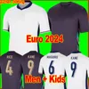 2024 Engeland Bellingham voetbalshirts 150 jaar 23 24 25 Nationaal team Toone voetbalshirt Wit Bright Kane Sterling Rashford Sancho Grealish Men Kids Kit