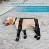犬のアパレル防水靴ブーツ調整可能な屋外ウォーキング非滑り犬PAWSプロテクターサスペンダー