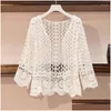 Mulheres malhas camisetas primavera e outono coreano temperatura fio mulher casual cardigan braço longo renda close west estilo todos os principais jogos drop del otlry