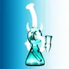 Bong in vetro inebrianti Bottiglia di narghilè in vetro a forma di narghilè/Bullhorn, ornamento di narghilè in vetro artistico, tubo di narghilè, 7,5 pollici
