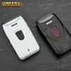 Electric Shavers Wmark New NG-987 Barber Shaver Electric Shaver Beard USB Electric Shaver Oil Head Shaver Push White 240322