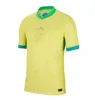 2024 CASEMIRO JESUS ​​Brasil camisas de futebol RIHARLISON Camiseta RAPHINHA PAQUETA VINI JR RODRYGO Brasil maillots camisa de futebol homens crianças uniforme FÃS Jogador