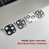 Luxury Metal Camera Film Lens Protector Cover Case Ring Back Camers 9h Hempererade glasfilmer Fall för Apple iPhone 15 Plus Pro Max mobiltelefonskyddare