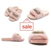 new Chain Diamond Plush Slippers Indoor and Outdoor Plush Flat Bottom Warm Slippers GAI fur chains Fluffy fall outdoor Design cute Plush Slippers Daily Home 2024