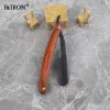 Razor RIRON Wooden Handle Trimmer Manual Folding Shaver Professional Blade Shaving Razors Beard Cut