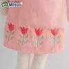 Animaux en peluche Metoo Angela poupée avec tresses et robe Morandi Sty fille peluche douce jouets en peluche pour enfants apaiser bébé anniversaire cadeau de noël L240322