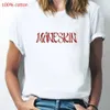 Kadınlar T-Shirt Maneskin T-Shirt Kadınlar Sıradan Hip-Hop Top O-Gell Tshirt Harajuku Kawaii T-shirt Gotik Erkek Tişört Önemsiz Giyim Y2K Estetiği 240323