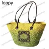 New 24SS Designer Bag Handmade Straw Fashion Mark