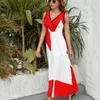 Casual Dresses Canada - Ärmlös klänning Kvinnakväll 2024 Summer Suit for Women
