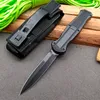 Black 3310 INFIDL OTF AUTO Knife 3.858" D2 Steel Blade,6061 aluminum Handles,Outdoor Tactical Knvies EDC Pocket Tools BM 4600 3400 3300 C07 A017