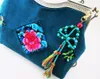 Shoulder Bags Handmade Tribal Vintage Hmong Ethnic Boho Hippie Tote Bag Handbags Velvet Clutch SYS-1022